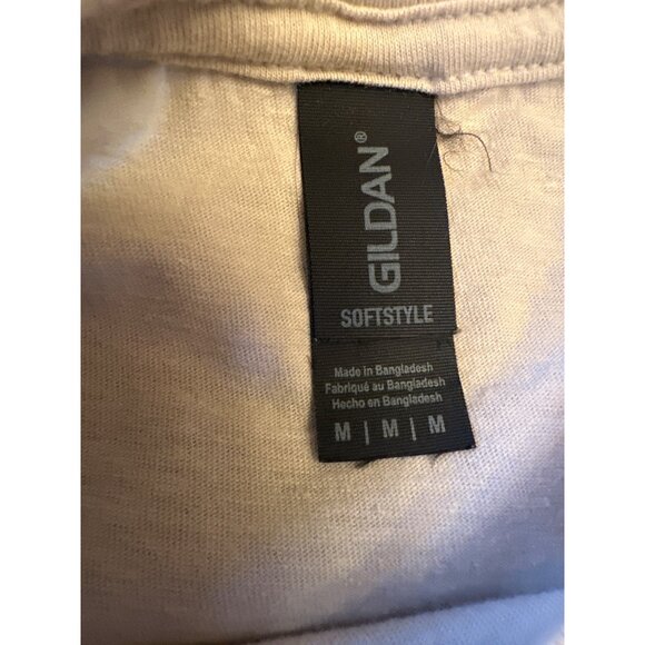 Gildan Softstyle Joshua Tree National Park Graphic T-Shirt M Beige Cotton - Picture 3 of 4